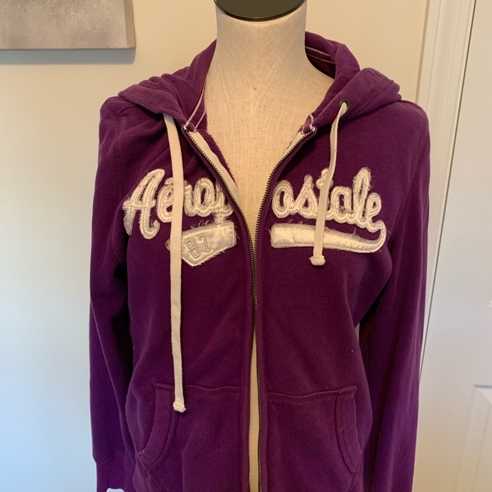 Aeropostale purple x large sweatshirt
